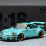 Porsche 911 964 RWB Tiffany Azul GT Spirit 1:18 - image 6 of 6
