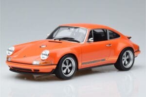 Porsche 911 964 Singer Laranja Edição Especial GT Spirit 1:18 ZM049 Resina