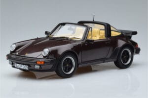 Porsche 911 964 Turbo Targa Castanho Norev 1:18 187665 Metal