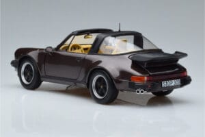 Porsche 911 964 Turbo Targa Castanho Norev 1:18 187665 Metal - imagem 7 de 8
