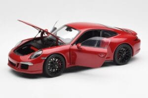 Porsche 911 991 Carrera GTS Carmine Vermelho Schuco 1:18 450039000 Metal - imagem 2 de 8