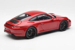Porsche 911 991 Carrera GTS Carmine Vermelho Schuco 1:18 450039000 Metal - imagem 3 de 8