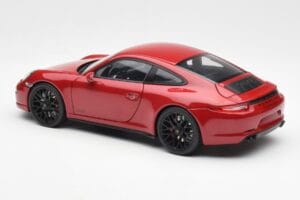Porsche 911 991 Carrera GTS Carmine Vermelho Schuco 1:18 450039000 Metal - imagem 7 de 8