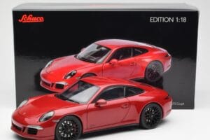 Porsche 911 991 Carrera GTS Carmine Vermelho Schuco 1:18 450039000 Metal - imagem 8 de 8