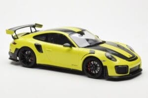 Porsche 911 991.2 GT2 RS Verde Claro Com Jantes De Magnésio Pretas Minichamps 1:18 155068300 Metal - imagem 4 de 6