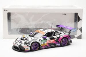 Porsche 911 991.2 GT3 R #69 Team Iron Force Racing Ring Police L. Luhr / J. Slooten ADAC GT Masters 2019 Minichamps 1:18 1531 - imagem 2 de 6