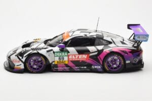 Porsche 911 991.2 GT3 R #69 Team Iron Force Racing Ring Police L. Luhr / J. Slooten ADAC GT Masters 2019 Minichamps 1:18 1531 - imagem 3 de 6