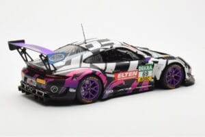 Porsche 911 991.2 GT3 R #69 Team Iron Force Racing Ring Police L. Luhr / J. Slooten ADAC GT Masters 2019 Minichamps 1:18 1531 - imagem 5 de 6
