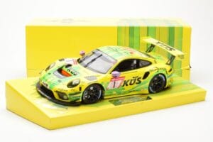 Porsche 911 991.2 GT3 R #1 Manthey Racing 24 Hours Nurburgring 2022 Minichamps 1:18 MG-M-911-24H-22-1801 Metal - imagem 6 de 6
