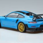Porsche 911 991.2 GT3 RS Weissach Package Miami Azul Jantes Douradas Minichamps 1:18 153068310 Metal - image 5 of 6