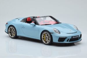 Porsche 911 991.2 Speedster Meissen Azul GT Spirit 1:18 GT408 Resina - imagem 4 de 6