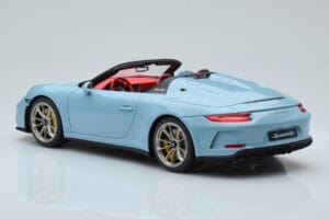 Porsche 911 991.2 Speedster Meissen Azul GT Spirit 1:18 GT408 Resina - imagem 5 de 6