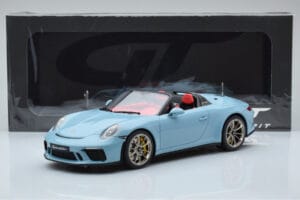 Porsche 911 991.2 Speedster Meissen Azul GT Spirit 1:18 GT408 Resina - imagem 6 de 6