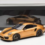 Porsche 911 991.2 Turbo S Exclusive Dourado GT Spirit 1:18 GT444 - image 6 of 6
