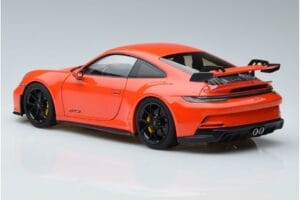 Porsche 911 992 GT3 Laranja Norev 1:18 187300 Metal - imagem 6 de 7