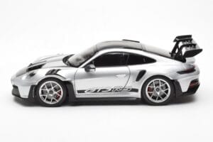 Porsche 911 992 GT3 Weissach Pack GT Prata Metálico Norev 1:18 187366 Metal - imagem 4 de 8