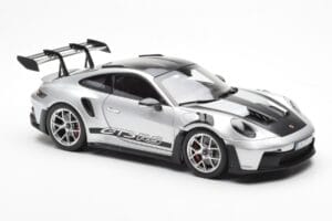 Porsche 911 992 GT3 Weissach Pack GT Prata Metálico Norev 1:18 187366 Metal - imagem 6 de 8