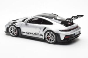 Porsche 911 992 GT3 Weissach Pack GT Prata Metálico Norev 1:18 187366 Metal - imagem 7 de 8