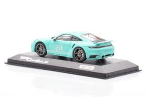 Porsche 911 992 Turbo S Mint Verde Minichamps 1:43 WAP0209070N003 Metal - imagem 3 de 4