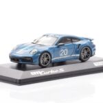 Porsche 911 992 Turbo S Oslo Azul Minichamps 1:43 - image 2 of 4