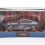 Porsche 911 992 Turbo S Oslo Azul Minichamps 1:43 - image 4 of 4