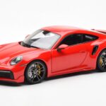 Porsche 911 992 Turbo S Sport Design Vermelho Minichamps 1:18