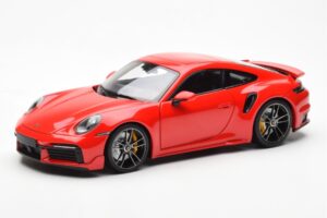 Porsche 911 992 Turbo S Sport Design Vermelho Minichamps 1:18