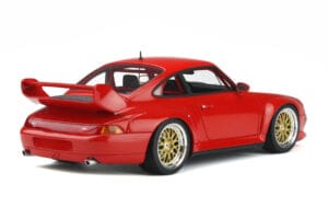 Porsche 911 993 Carrera 3.8 RSR Vermelho GT Spirit 1:18 GT366 Resina - imagem 2 de 5