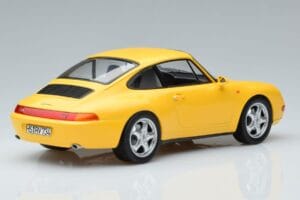 Porsche 911 993 Carrera Amarelo Norev 1:18 187596 Metal - imagem 2 de 6