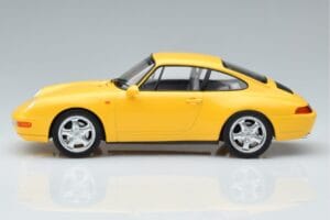 Porsche 911 993 Carrera Amarelo Norev 1:18 187596 Metal - imagem 3 de 6