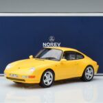 Porsche 911 993 Carrera Amarelo Norev 1:18 187596 Metal - image 6 of 6