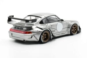 Porsche 911 993 RWB Prata Phantom Asia Edition GT Spirit 1:18 CLDC017 Resina - imagem 2 de 6