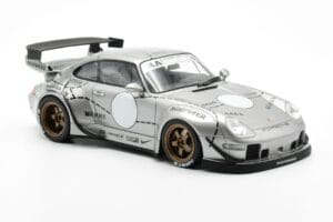 Porsche 911 993 RWB Prata Phantom Asia Edition GT Spirit 1:18 CLDC017 Resina - imagem 4 de 6