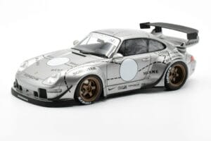 Porsche 911 993 RWB Prata Phantom Asia Edition GT Spirit 1:18 CLDC017 Resina