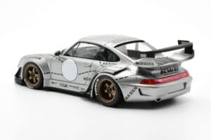 Porsche 911 993 RWB Prata Phantom Asia Edition GT Spirit 1:18 CLDC017 Resina - imagem 5 de 6