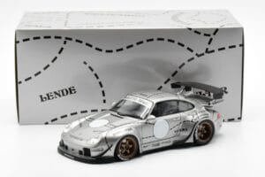 Porsche 911 993 RWB Prata Phantom Asia Edition GT Spirit 1:18 CLDC017 Resina - imagem 6 de 6