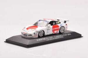 Porsche 911 996 GT3 Cup Team Araxa Buchbinder Racing #27 Landen Porsche Carrera Cup 2004 Minichamps 1:43 400046227 Metal - imagem 2 de 4