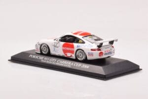 Porsche 911 996 GT3 Cup Team Araxa Buchbinder Racing #27 Landen Porsche Carrera Cup 2004 Minichamps 1:43 400046227 Metal - imagem 3 de 4