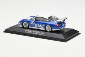 Porsche 911 996 GT3 Cup EMC2 #4 Hardt Porsche Carrera Cup 2004 Minichamps 1:43 400046204 Metal - imagem 3 de 4