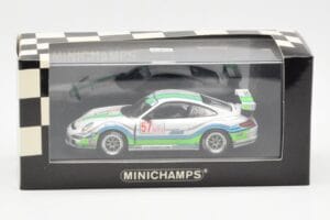 Porsche 911 996 GT3 Cup #57 M. Snow IMSA GT3 Challenge 2008 Minichamps 1:43 400086757 Metal - imagem 4 de 4