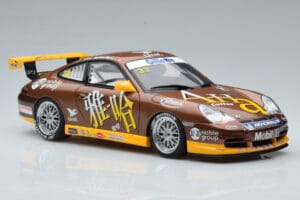 Porsche 911 996 GT3 Cup M. Marsh Carrera Cup Asia Winner 2004 AUTOart 1:18 80489 Metal - imagem 5 de 7