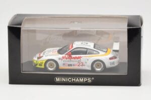 Porsche 911 996 GT3 RS McKenna #23 T. Bernhard / J. Bergmeister / M. Maassen 12 Hours of Sebring 2004 Minichamps 1:43 4000464 - imagem 4 de 4