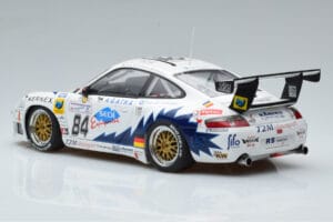 Porsche 911 996 GT3 R J. Ickx 24 Hours of Le Mans 2003 AUTOart 1:18 80379 Metal - imagem 6 de 7