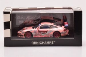 Porsche 911 996 GT3 RS Pink Sally #45 Petty / Jeanette Phoenix 250 2004 Minichamps 1:43 400046945 Metal - imagem 4 de 4