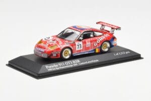 Porsche 911 996 GT3 RSR Gulf #73 Lambert / Lefort / Palttala 1000km Spa 2005 Minichamps 1:43 400056473 Metal - imagem 2 de 4
