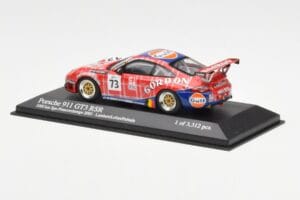 Porsche 911 996 GT3 RSR Gulf #73 Lambert / Lefort / Palttala 1000km Spa 2005 Minichamps 1:43 400056473 Metal - imagem 3 de 4