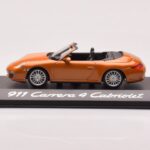 Porsche 911 997 Carrera 4 Cabriolet Laranja Metálico Minichamps 1:43