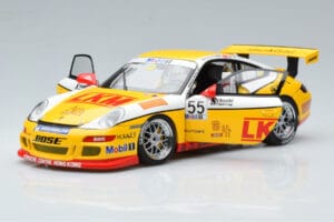 Porsche 911 997 GT3 Cup D. O'Young Carrera Cup Asia 2007 AUTOart 1:18 80785 Metal - imagem 2 de 7