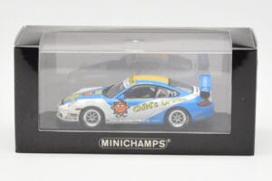 Porsche 911 997 GT3 Cup Child's Dream #13 M. Lee Carrera Cup Asia 2007 Minichamps 1:43 400076413 Metal - imagem 4 de 4