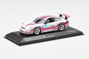 Porsche 911 997 GT3 Cup #56 M. Snow IMSA GT3 Challenge 2008 Minichamps 1:43 400086456 Metal - imagem 2 de 4
